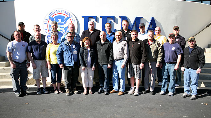 Community leaders from five Central Minnesota cities recently attended training at FEMA's Center for Domestic Preparedness (CDP). These 21 leaders representing fire departments, police departments, public works, and even administrators attended the Incident Command: Capabilities, Planning, and Respo