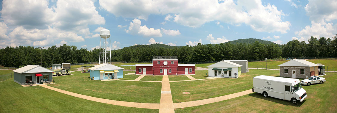 Northville, located at the CDP's COBRA Training Facility, now more resembles an actual town that contains a school, fire department, police station, and sandwich shop. For the past several months the CDP has added new paint, indoor furnishings, and signage on the building exteriors.