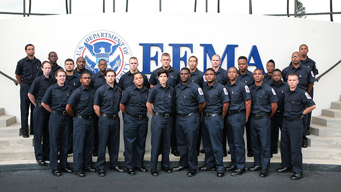 Recruits from the Fire and Emergency Medical Service Training Academy, Prince Georges County, Md., attended training at FEMA's Center for Domestic Preparedness (CDP) recently. The academy sent 25 firefighter-medic recruits to attend the Emergency Responder Hazardous Materials Technician for CBRNE In