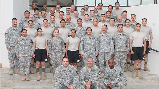 45 members of the California National Guard’s 140th Chemical Company to training this week.