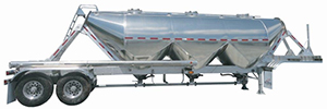 Image of a dry bulk cargo tank trailer.