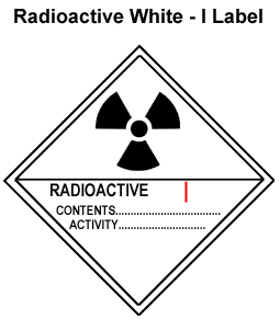 Radioactive White-1 Label